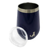 12oz Insulated Stainless Steel Wine Tumbler, With Lid