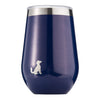 12oz Insulated Stainless Steel Wine Tumbler, With Lid