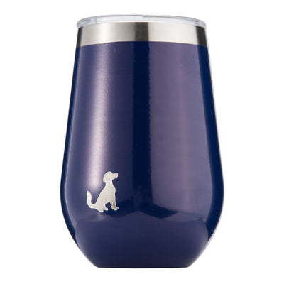 Vaccum Insulated Wine Tumbler With Lid , Stemless Stainless Steel