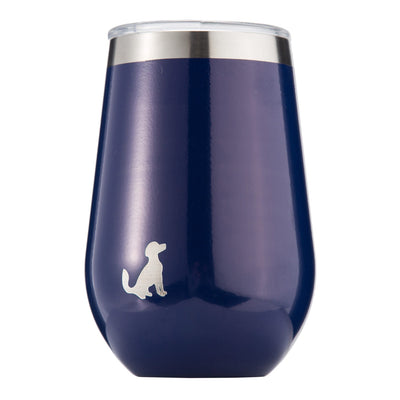 12oz Insulated Stainless Steel Wine Tumbler, With Lid