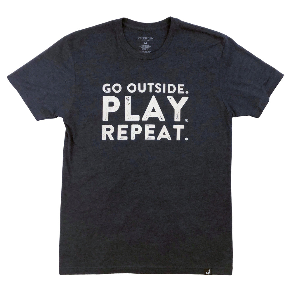 'Go Outside. Play. Repeat.' T-Shirt