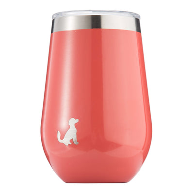12oz Insulated Stainless Steel Wine Tumbler, With Lid