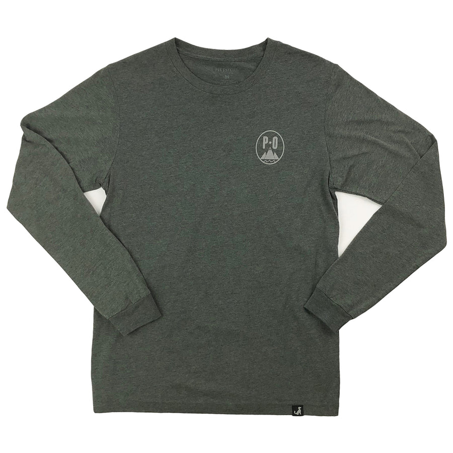 PO Mountain & Wave Logo Long Sleeve T-Shirt