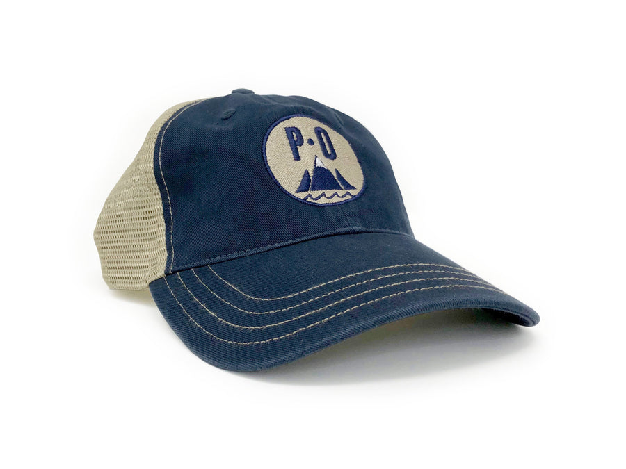 PO Mountain & Wave Logo Mesh Hat