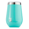 12oz Insulated Stainless Steel Wine Tumbler, With Lid