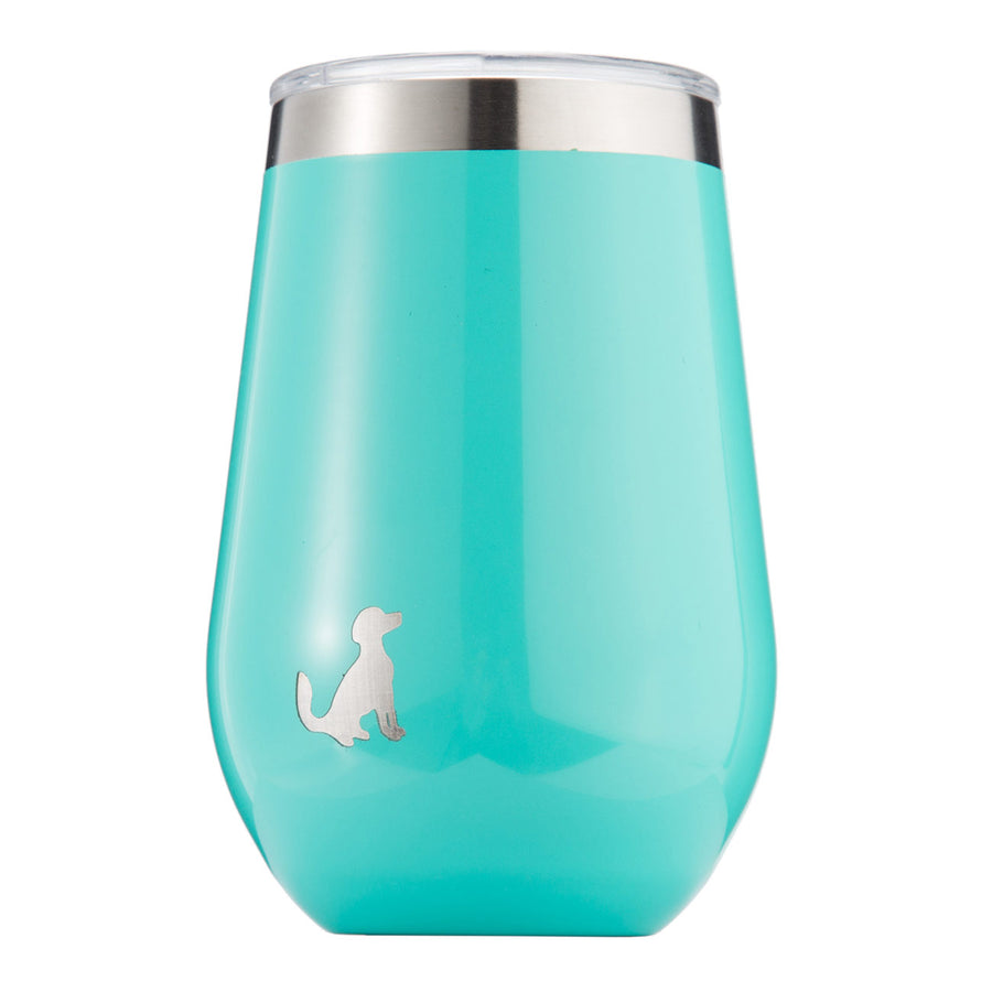 12oz Insulated Stainless Steel Wine Tumbler, With Lid