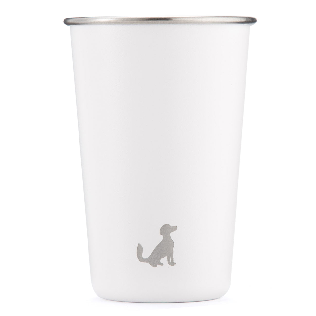 16oz Single Wall Stainless Steel Cups / Pint Glasses, set of 4