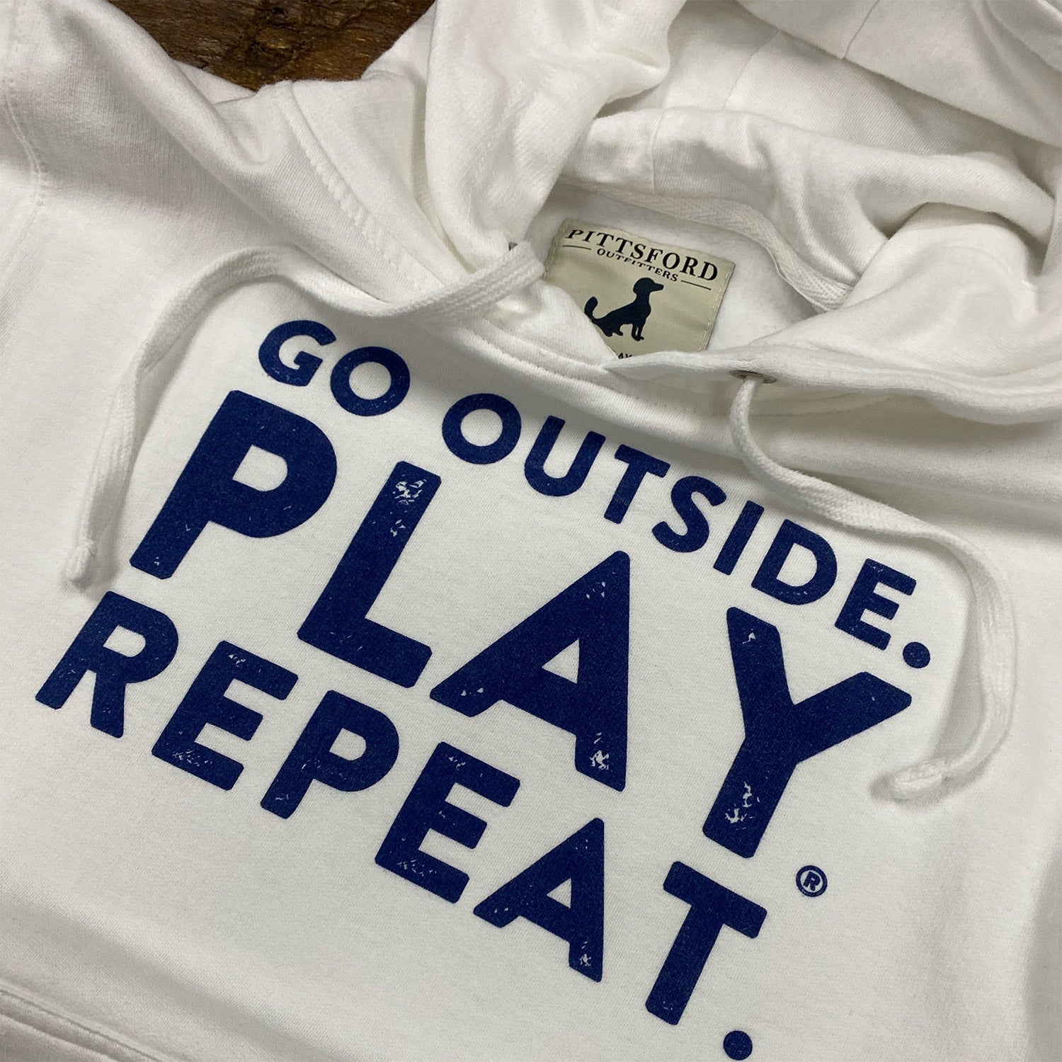 'Go Outside. Play. Repeat.' Hoodie