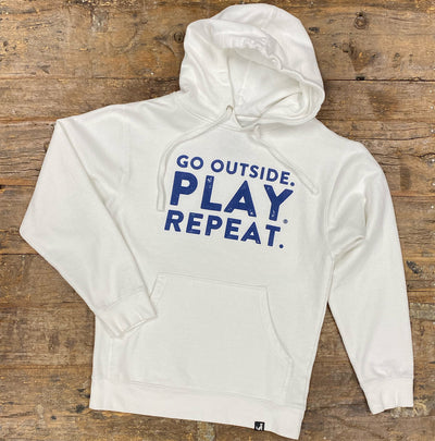 'Go Outside. Play. Repeat.' Hoodie